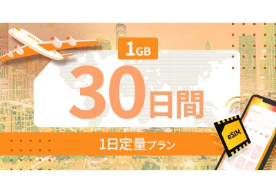 世界 116カ国 1GB / 毎日 30日間